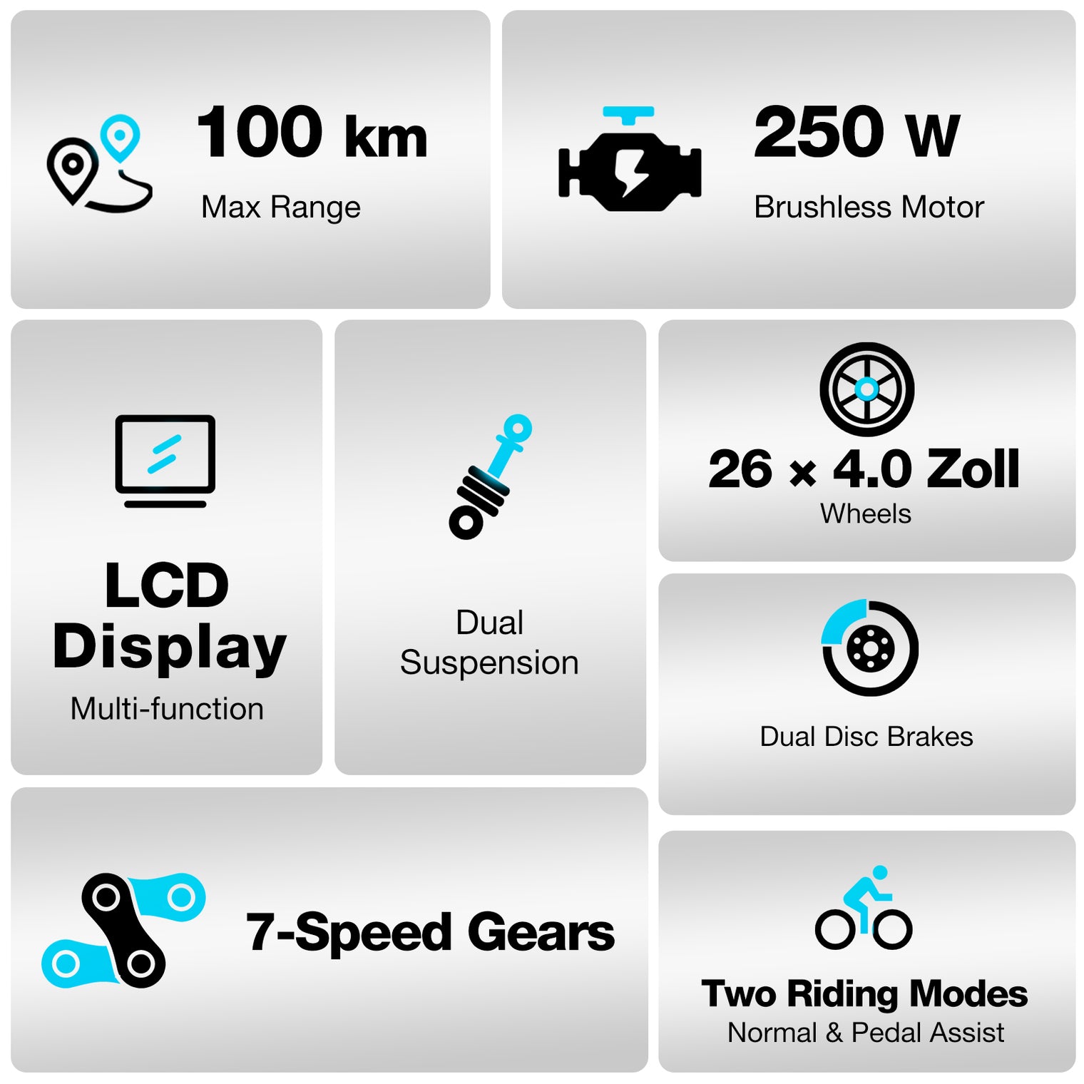 COLORWAY BK15M Mountain EBike
