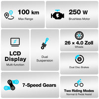 COLORWAY BK15M Mountain EBike