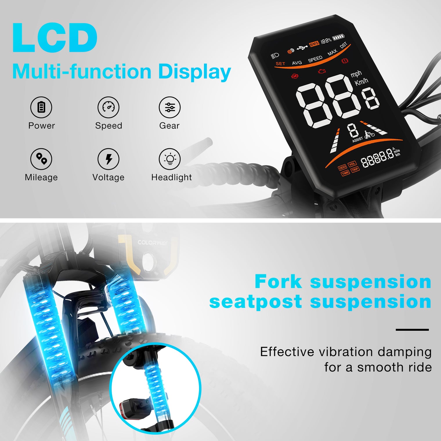 COLORWAY BK15M Mountain EBike