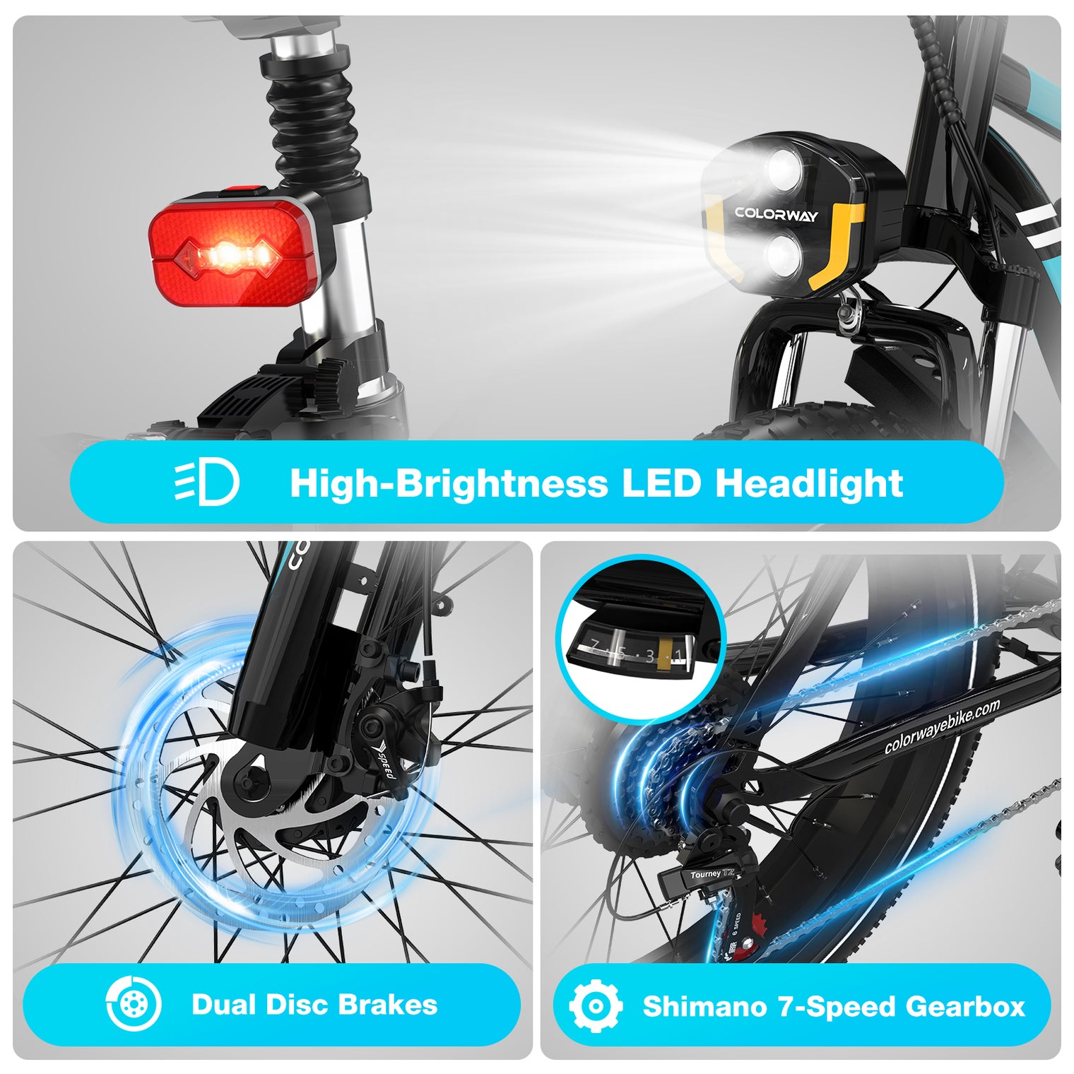 COLORWAY BK15M Mountain EBike