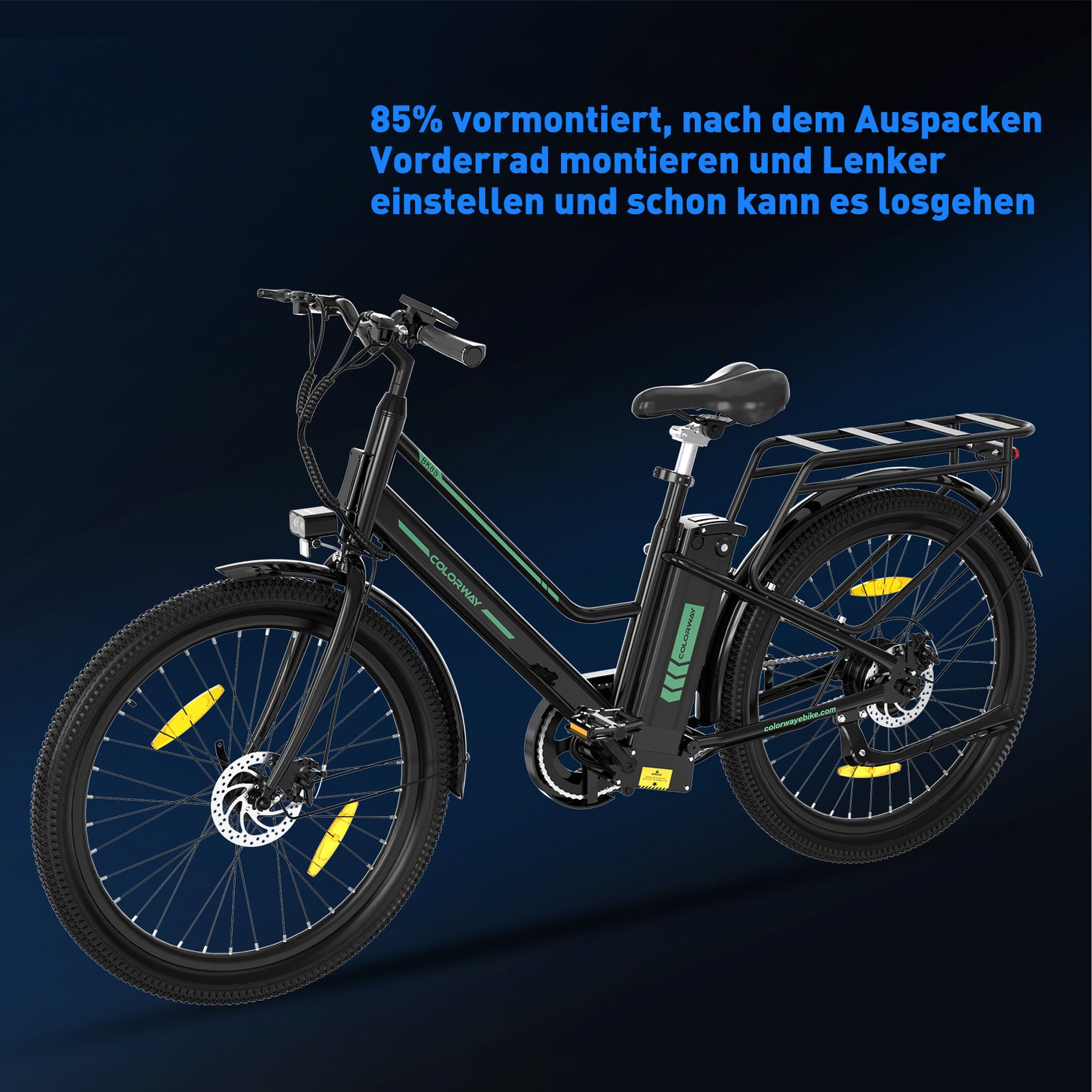 BK8S 36V 12Ah Commuter Ebike