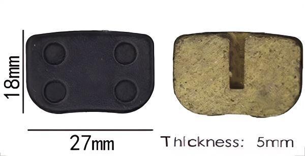 New Square Brake Pads